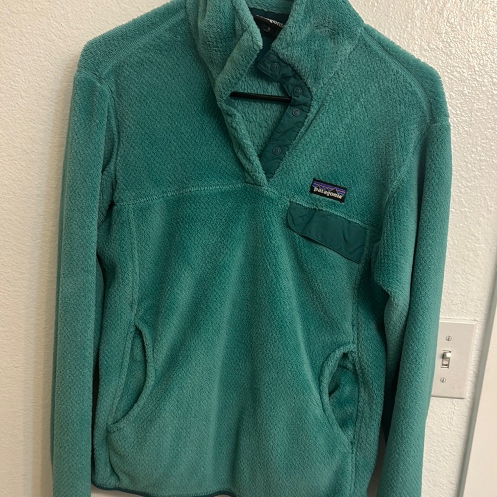 Patagonia Turquoise Snap-T Fleece